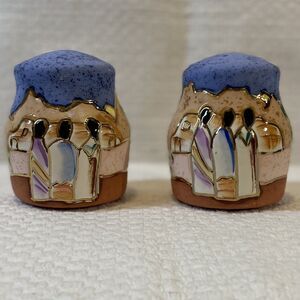 VTG Nizhoni Original Salt & Pepper Shakers Hand Painted Desert Boho Western